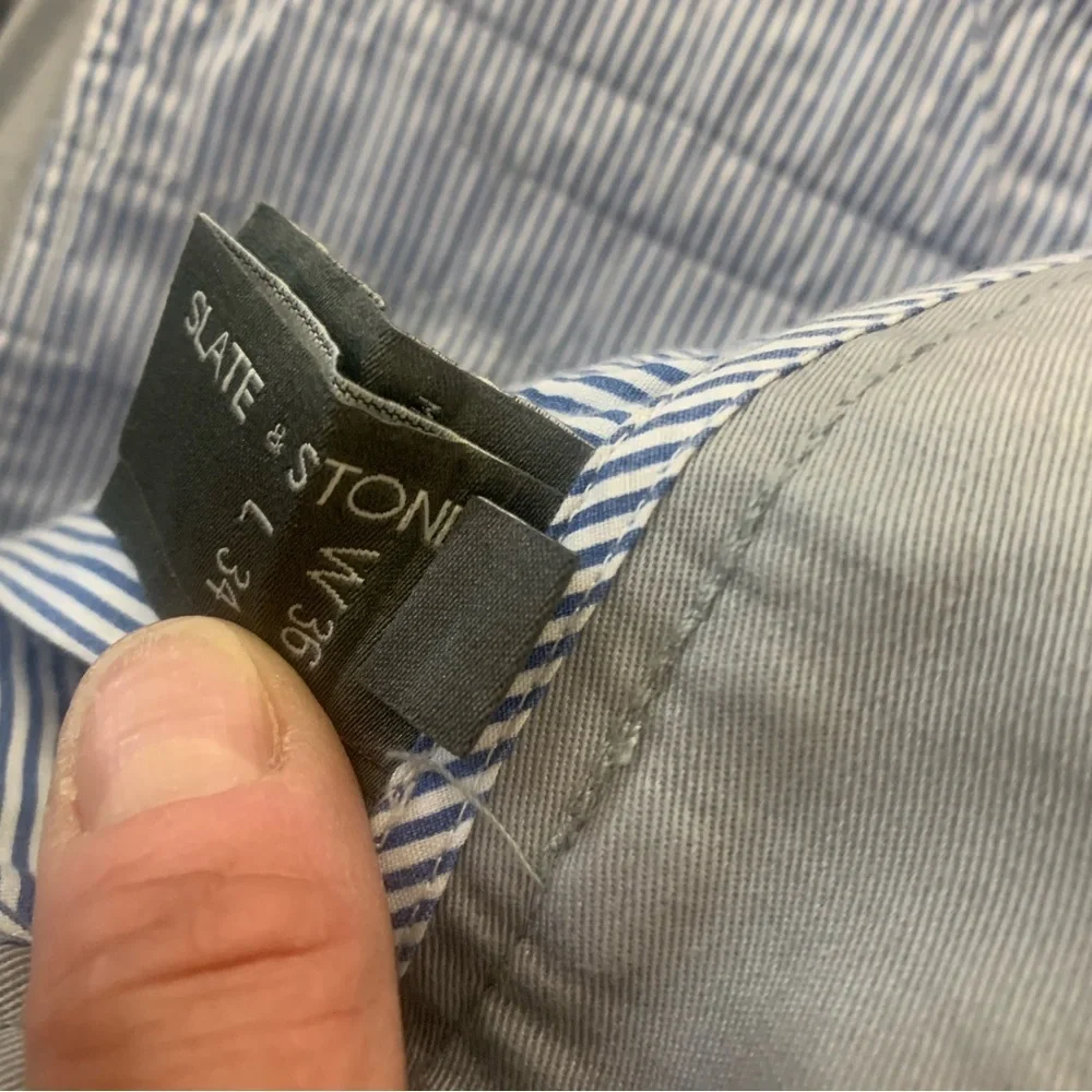 Slate and Stone Men's Light Gray Dress Pants: Eligible $3/25 Bundle!
